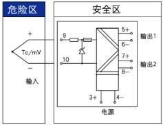 隔離(lí)安全栅接(jiē)線圖