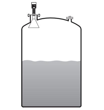 高溫喇(la)叭天線雷達物位(wei)計安裝圖