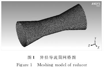 電磁(ci)流量計異(yi)徑導流筒(tǒng)網格圖