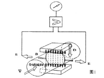 電(diàn)磁流量計(jì)工作原理(li)圖示