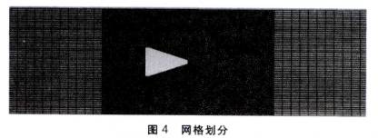 大口(kou)徑渦街(jie)流量計(jì)網格劃(huà)分圖示(shi)