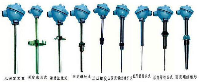 熱電阻結構形式(shì)圖示