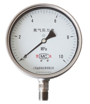 氮(dàn)氣壓力表